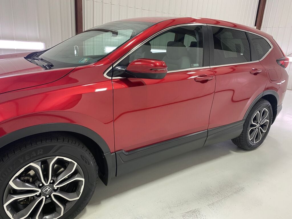 2022 Honda CR-V EX Radiant Red Metallic at Honda North