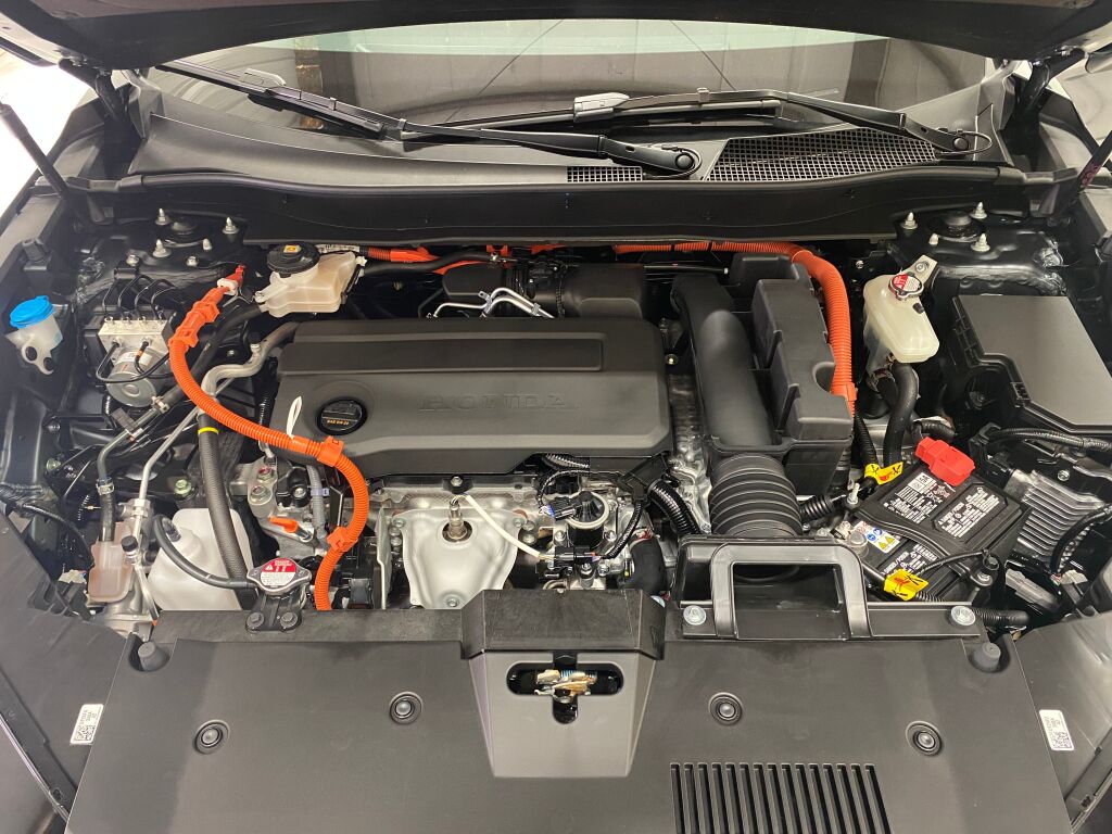 2026 Honda CR-V Hybrid Sport METEORITE GRAY METALLIC at Honda North