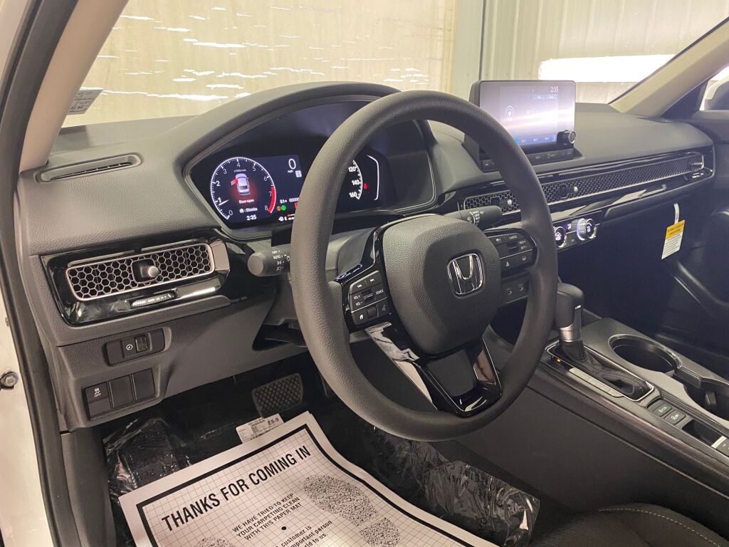 2026 Honda Civic Sedan LX PLATINUM WHITE PEARL at Bud's Auto Sales