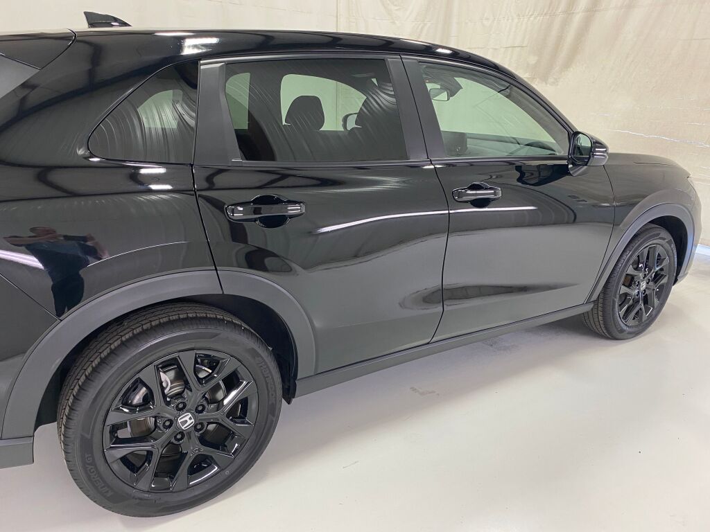 2025 Honda HR-V Sport Crystal Black Pearl at Honda North
