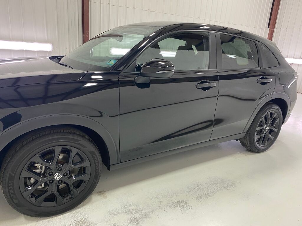2025 Honda HR-V Sport Crystal Black Pearl at Honda North