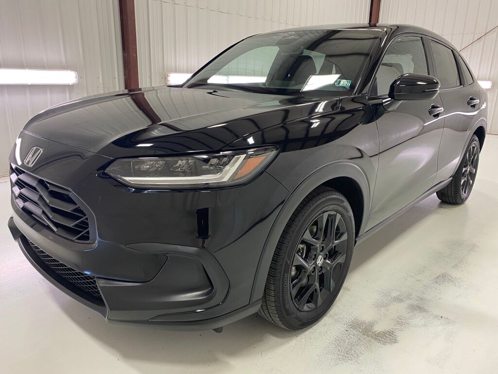 2025 Honda HR-V Sport Crystal Black Pearl at Honda North