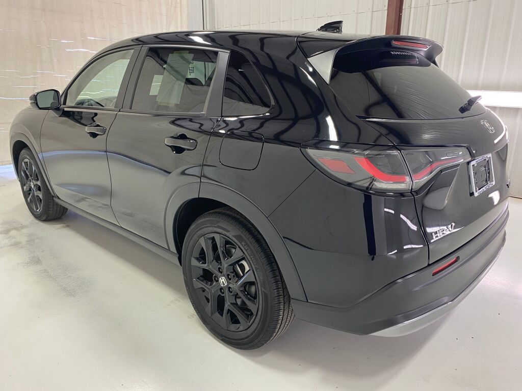 2025 Honda HR-V Sport Crystal Black Pearl at Honda North