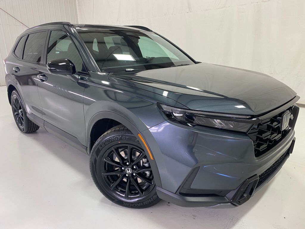 2026 Honda CR-V Hybrid Sport METEORITE GRAY METALLIC at Honda North