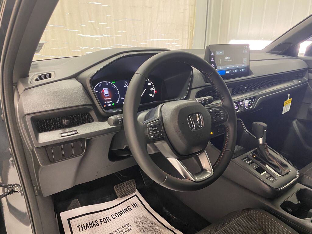 2026 Honda CR-V Hybrid Sport METEORITE GRAY METALLIC at Honda North