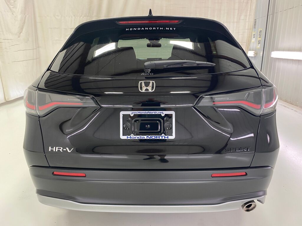 2025 Honda HR-V Sport Crystal Black Pearl at Honda North