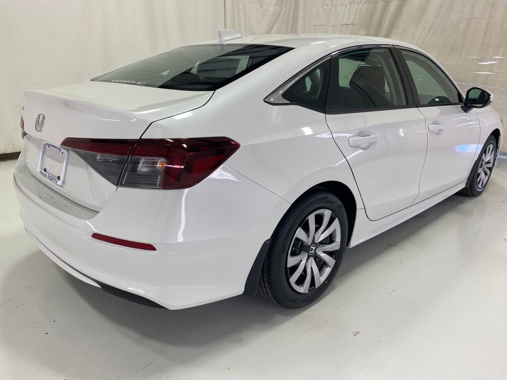 2026 Honda Civic Sedan LX PLATINUM WHITE PEARL at Bud's Auto Sales