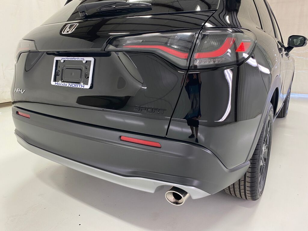 2025 Honda HR-V Sport Crystal Black Pearl at Honda North