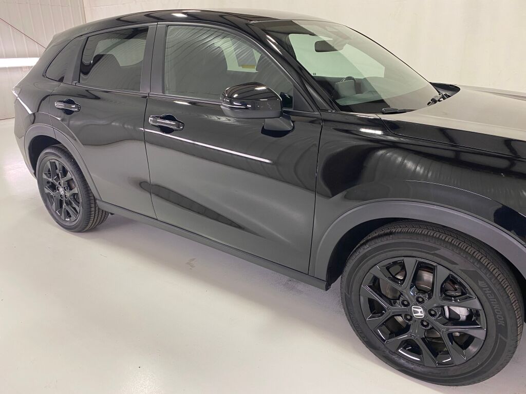 2025 Honda HR-V Sport Crystal Black Pearl at Honda North