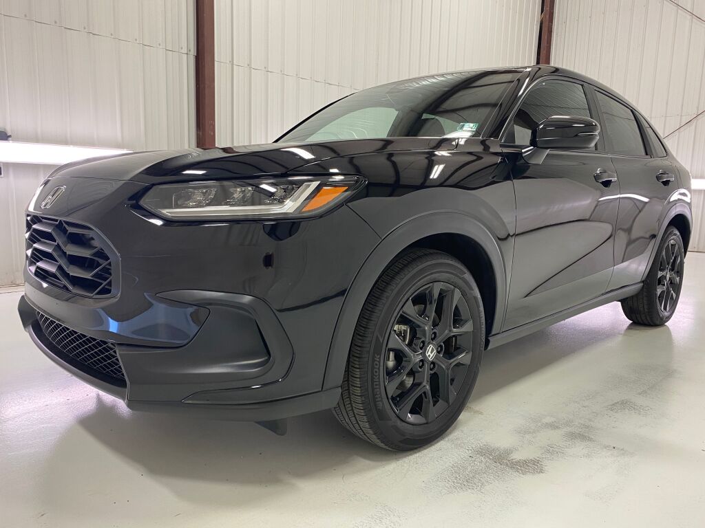 2025 Honda HR-V Sport Crystal Black Pearl at Honda North