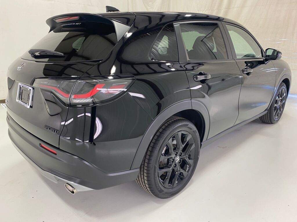 2025 Honda HR-V Sport Crystal Black Pearl at Honda North