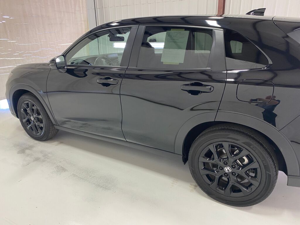 2025 Honda HR-V Sport Crystal Black Pearl at Honda North