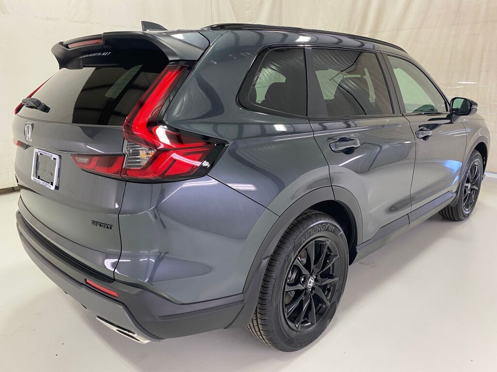 2026 Honda CR-V Hybrid Sport METEORITE GRAY METALLIC at Honda North