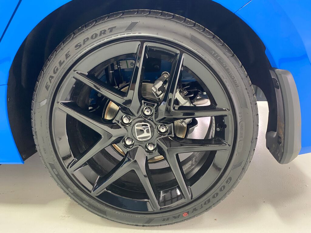 2026 Honda Civic Hatchback Sport BOOST BLUE PEARL at Honda North