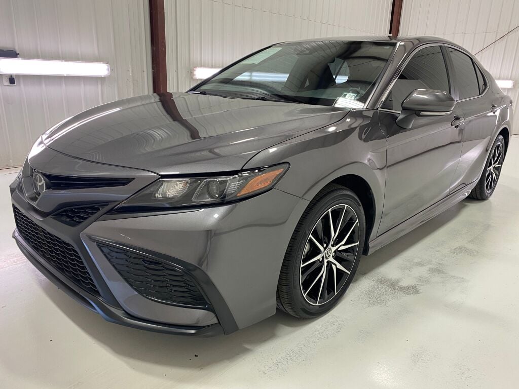 2023 Toyota Camry SE Predawn Gray Mica at Rochrich Mazda