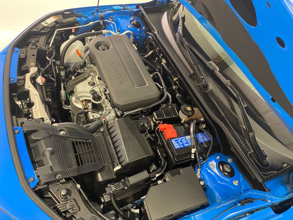 2026 Honda Civic Hatchback Sport BOOST BLUE PEARL at Honda North