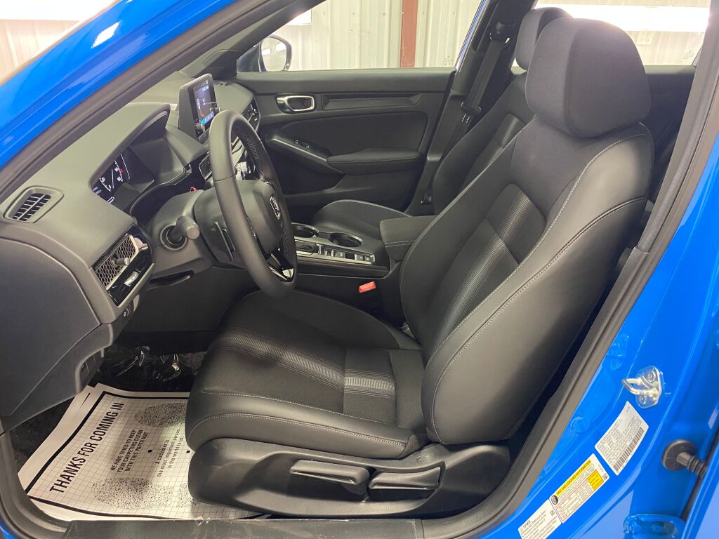 2026 Honda Civic Hatchback Sport BOOST BLUE PEARL at Honda North