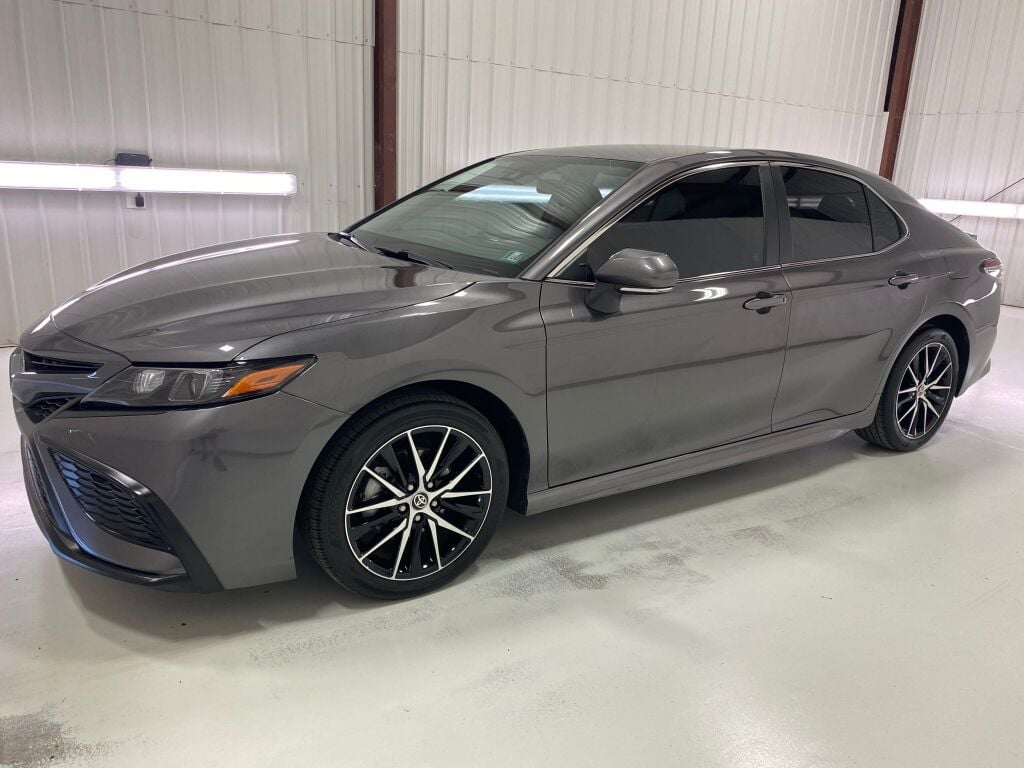 2023 Toyota Camry SE Predawn Gray Mica at Rochrich Mazda