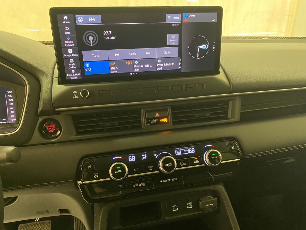 2026 Honda Passport RTL Towing RADIANT RED METALLIC II at Altoona Honda