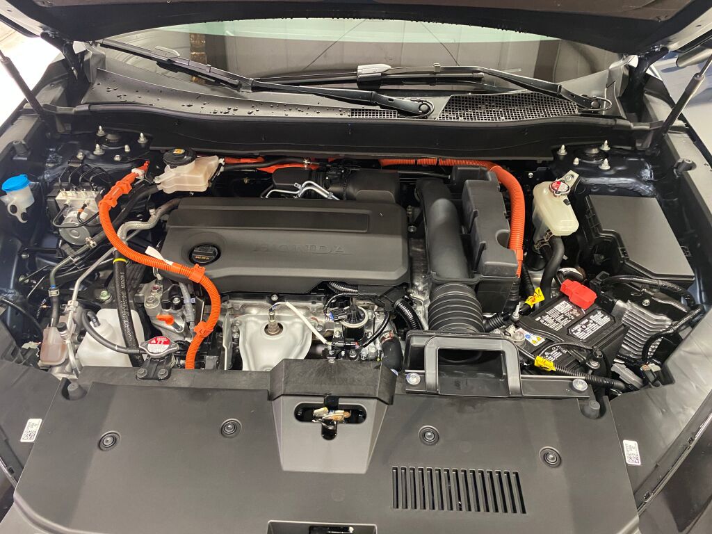 2026 Honda CR-V Hybrid Sport-L CANYON RIVER BLUE at Altoona Honda