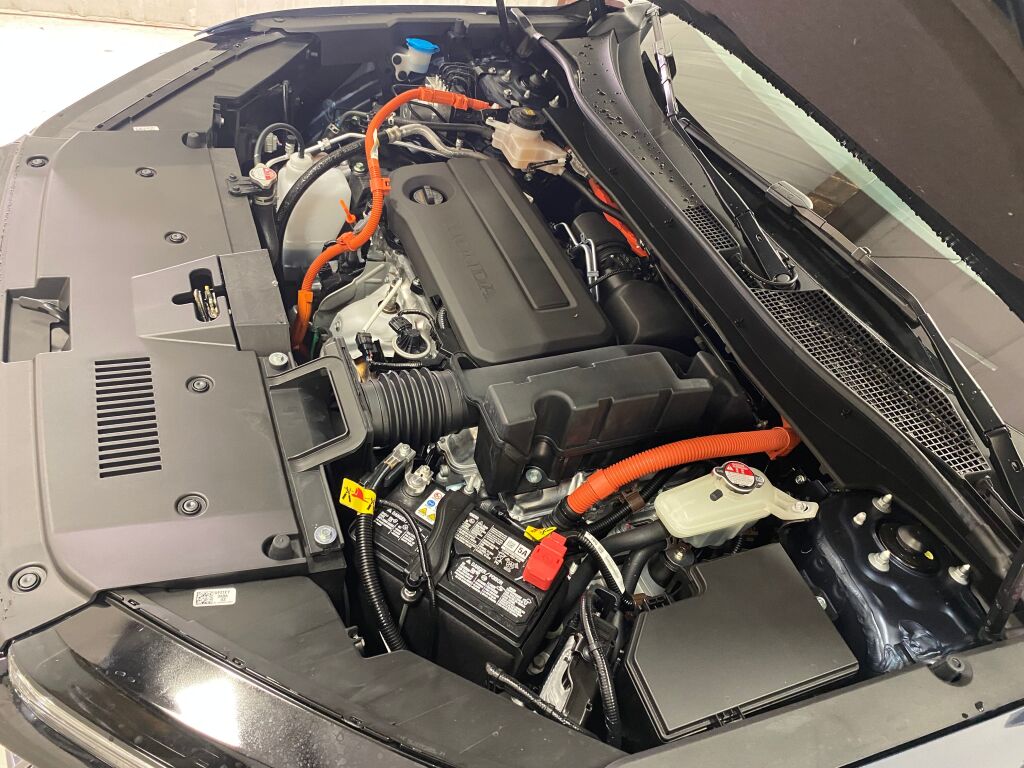 2026 Honda CR-V Hybrid Sport-L CANYON RIVER BLUE at Altoona Honda