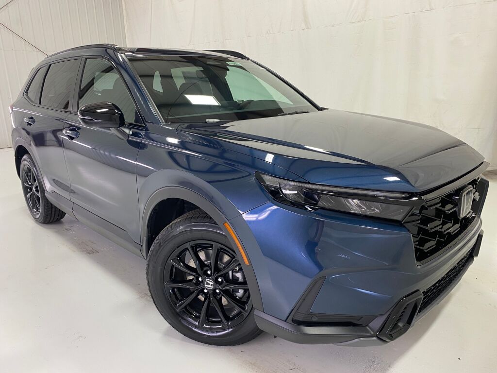 2026 Honda CR-V Hybrid Sport-L CANYON RIVER BLUE at Altoona Honda
