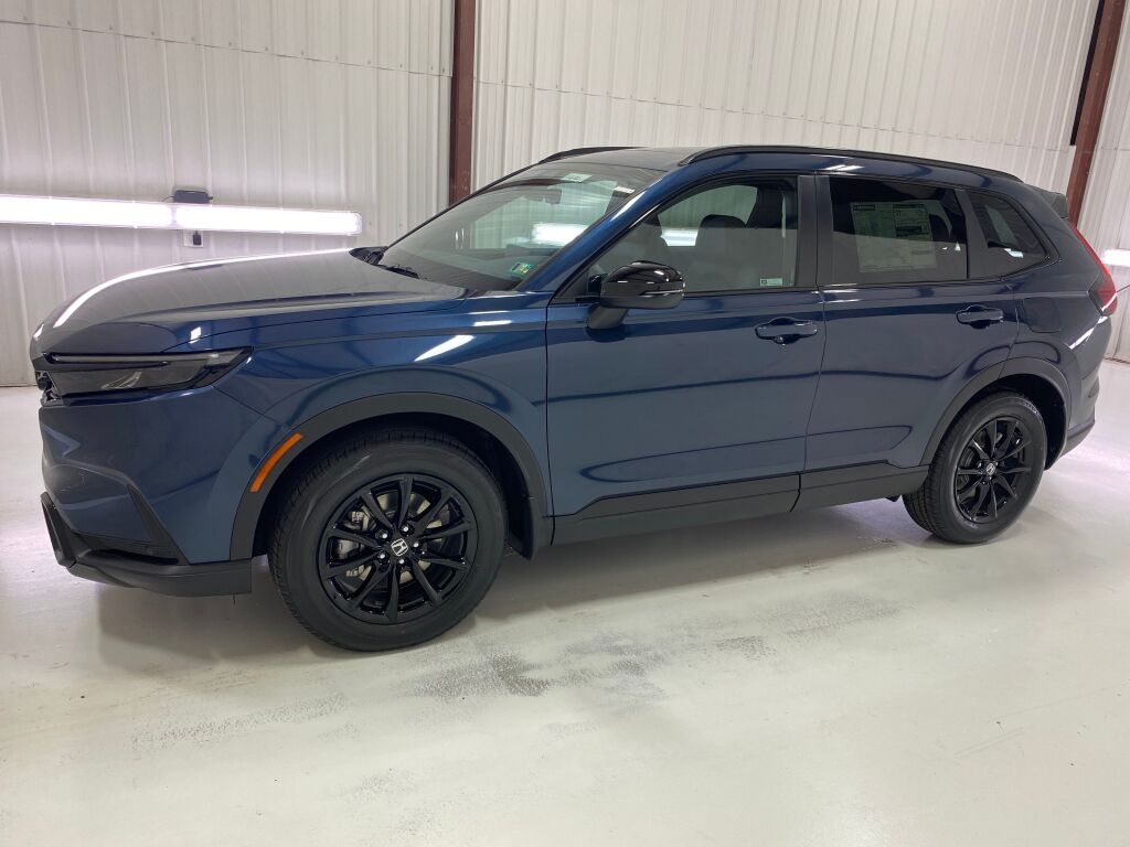 2026 Honda CR-V Hybrid Sport-L CANYON RIVER BLUE at Altoona Honda