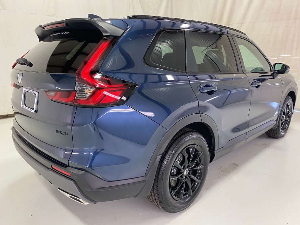 2026 Honda CR-V Hybrid Sport-L CANYON RIVER BLUE at Altoona Honda