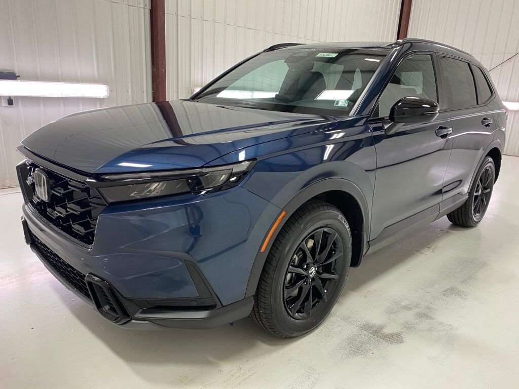 2026 Honda CR-V Hybrid Sport-L CANYON RIVER BLUE at Altoona Honda