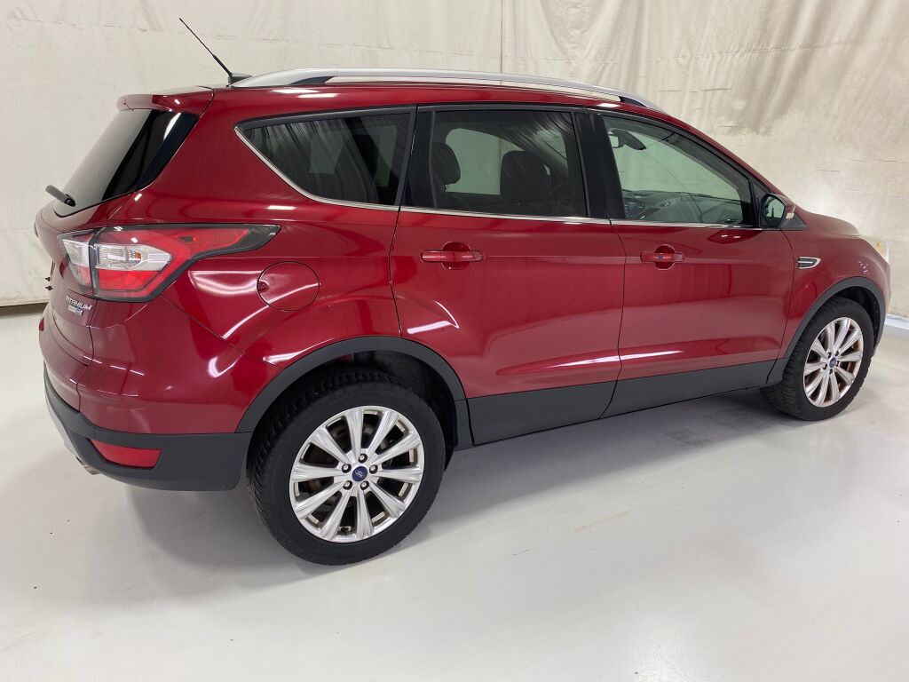 2017 Ford Escape Titanium Ruby Red Metallic Tinted Clearcoat at Honda North