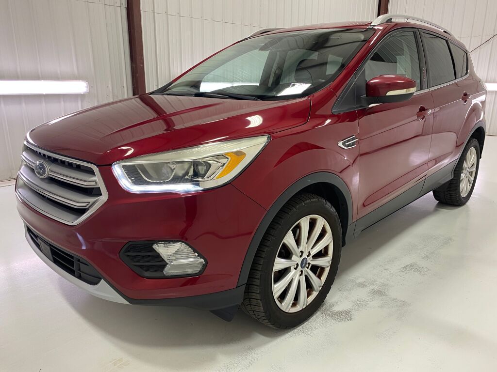 2017 Ford Escape Titanium Ruby Red Metallic Tinted Clearcoat at Honda North