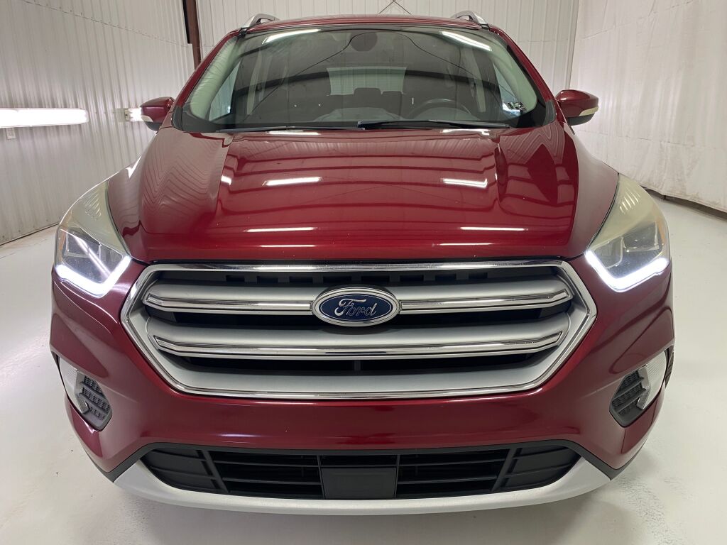 2017 Ford Escape Titanium Ruby Red Metallic Tinted Clearcoat at Honda North