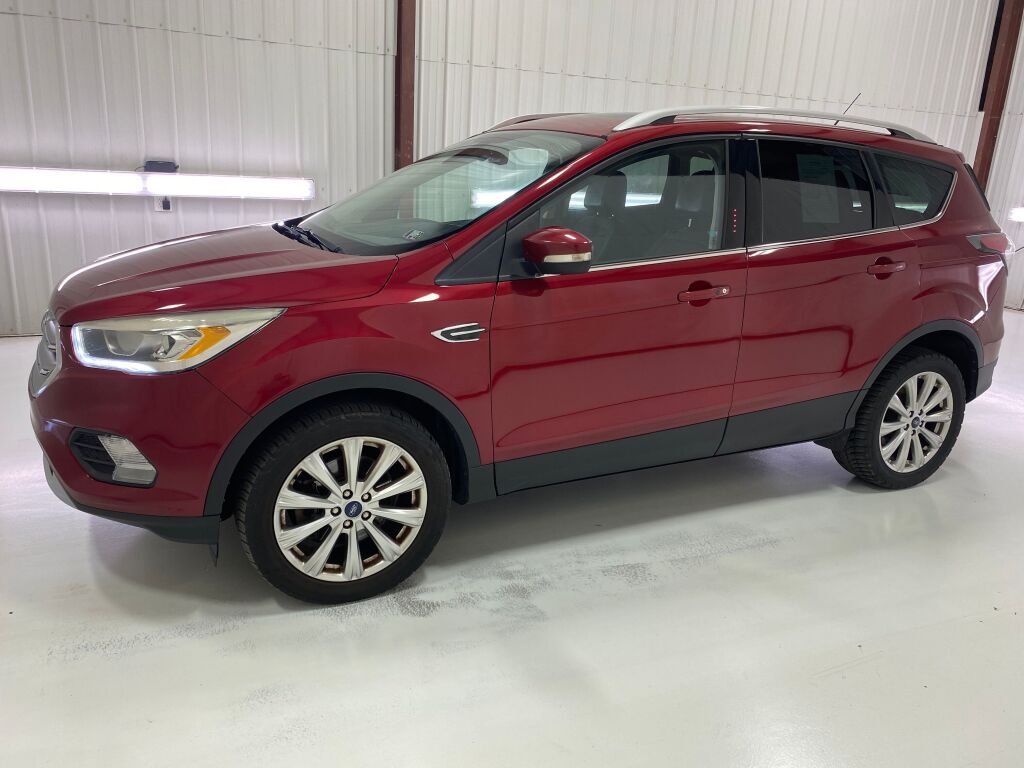 2017 Ford Escape Titanium Ruby Red Metallic Tinted Clearcoat at Honda North