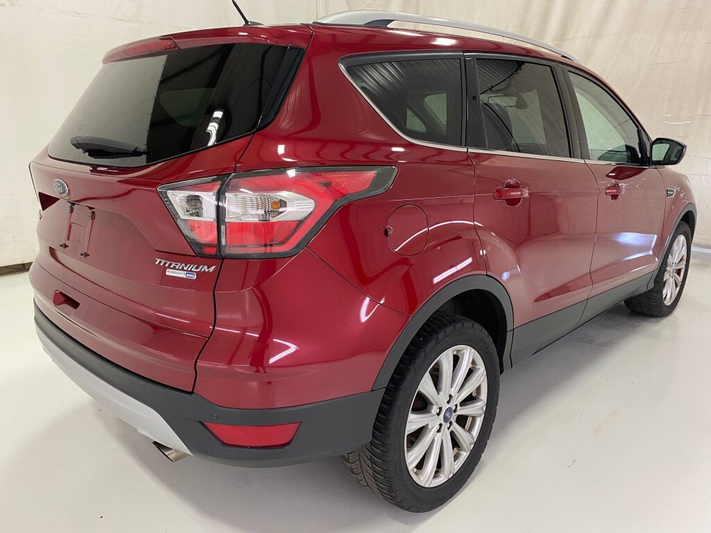 2017 Ford Escape Titanium Ruby Red Metallic Tinted Clearcoat at Honda North