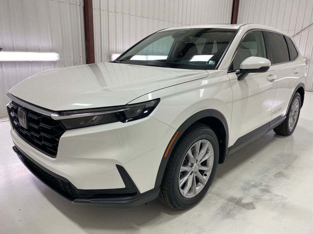 2024 Honda CR-V EX White at Spitzer Acura