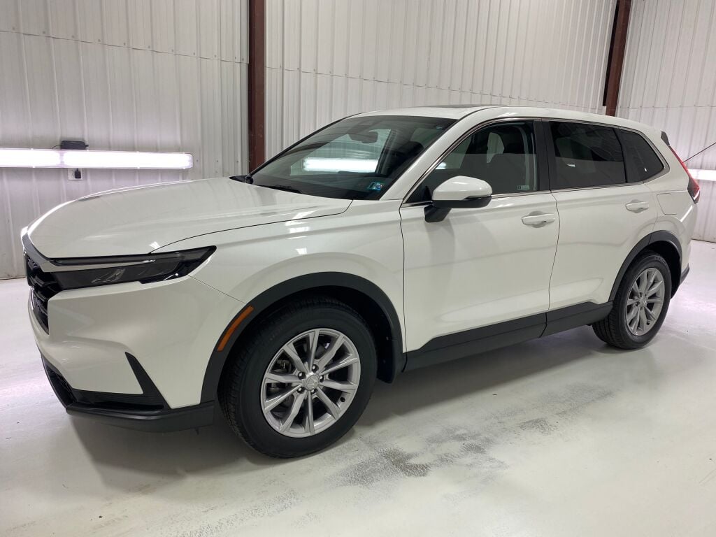 2024 Honda CR-V EX White at Spitzer Acura