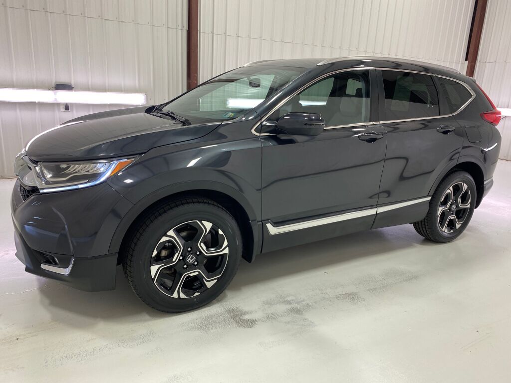 2018 Honda CR-V Touring Gunmetal Metallic at Rafferty Subaru