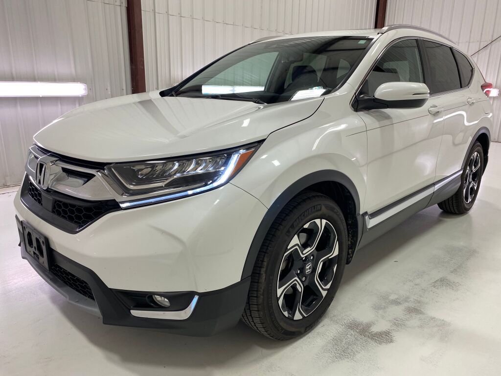2019 Honda CR-V Touring White at Rafferty Subaru