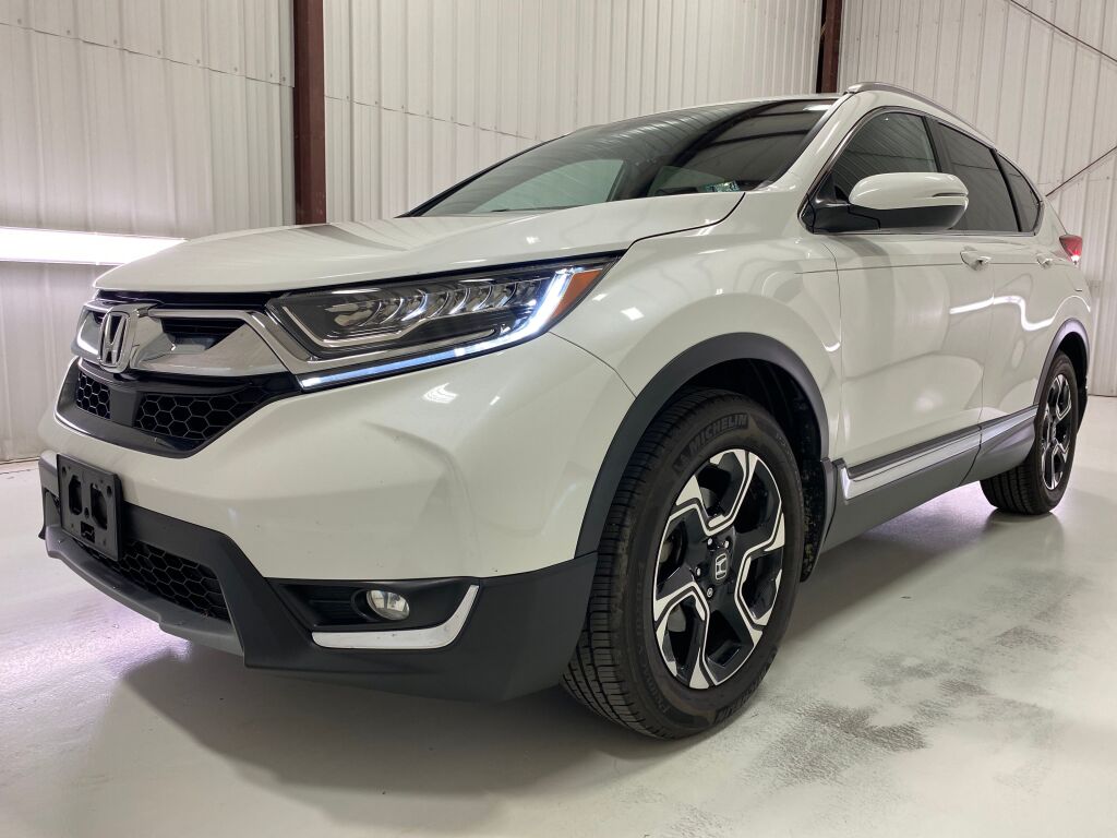 2019 Honda CR-V Touring White at Rafferty Subaru