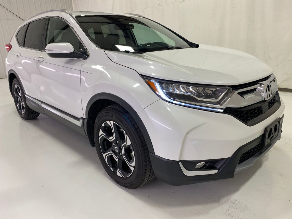 2019 Honda CR-V Touring White at Rafferty Subaru