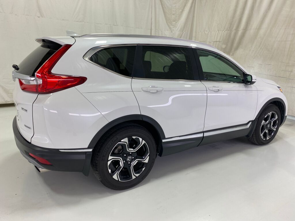2019 Honda CR-V Touring White at Rafferty Subaru