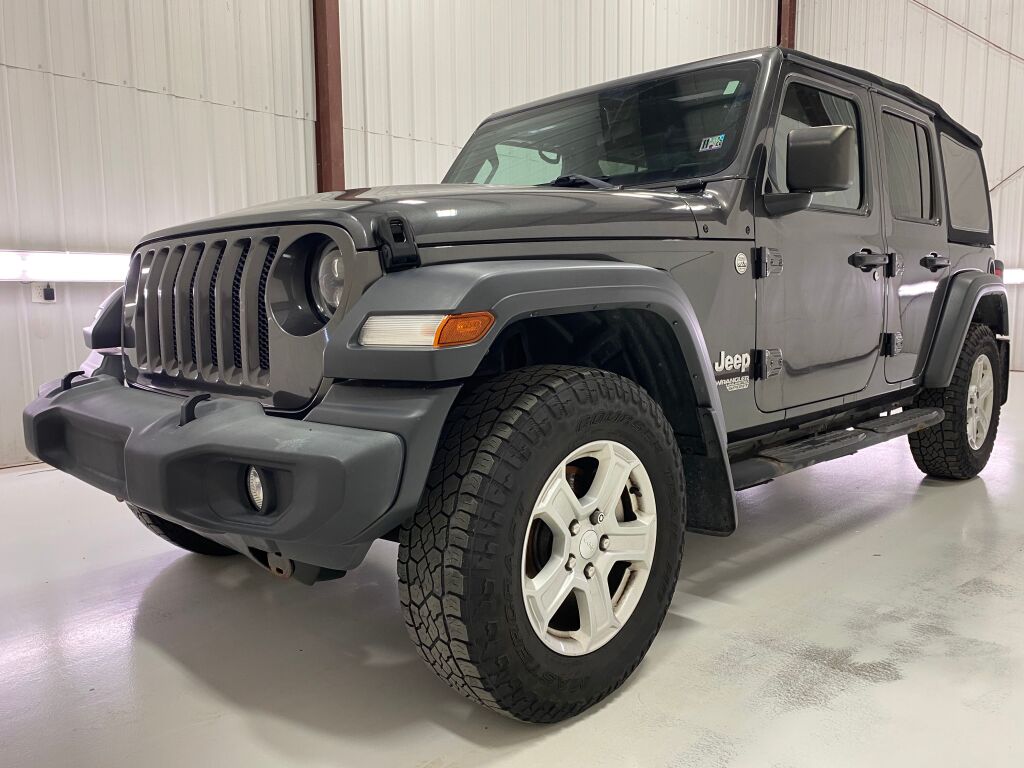 2018 Jeep Wrangler Unlimited Sport S Granite Crystal Metallic Clearcoat at Klick Lewis Buick Chevrolet