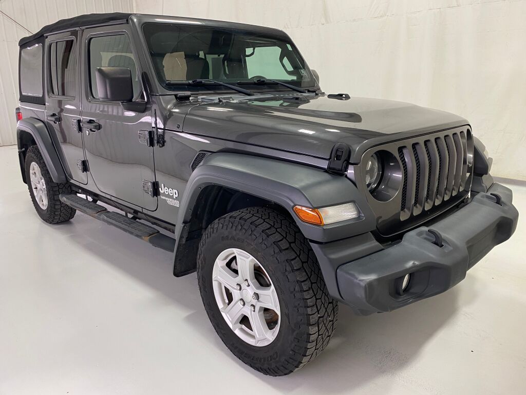 2018 Jeep Wrangler Unlimited Sport S Granite Crystal Metallic Clearcoat at Klick Lewis Buick Chevrolet