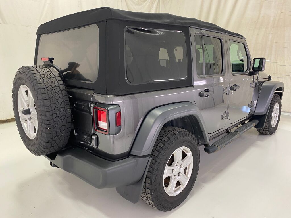 2018 Jeep Wrangler Unlimited Sport S Granite Crystal Metallic Clearcoat at Klick Lewis Buick Chevrolet