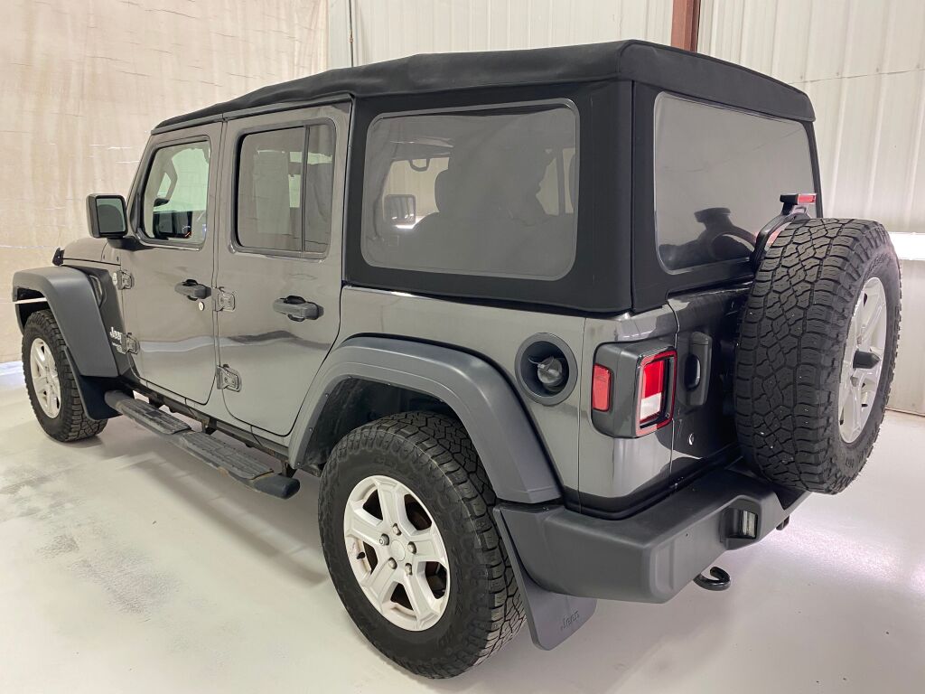 2018 Jeep Wrangler Unlimited Sport S Granite Crystal Metallic Clearcoat at Klick Lewis Buick Chevrolet