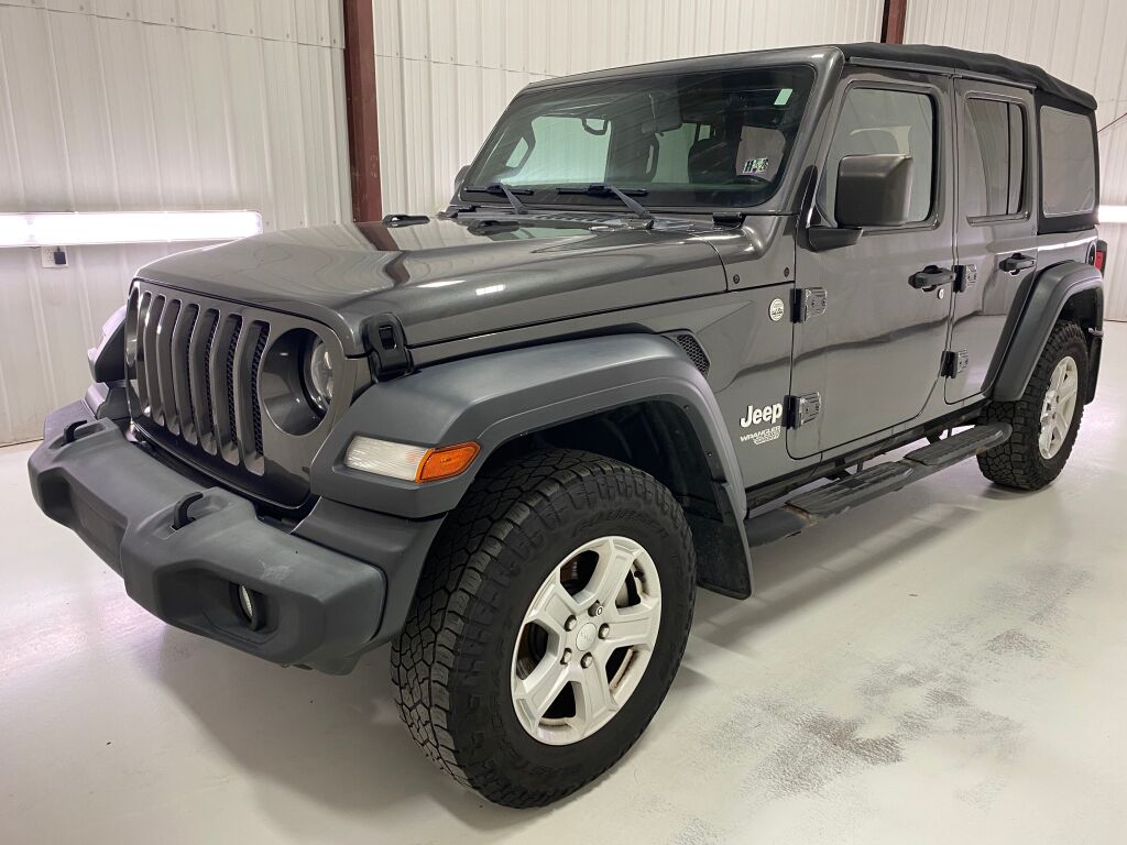 2018 Jeep Wrangler Unlimited Sport S Granite Crystal Metallic Clearcoat at Klick Lewis Buick Chevrolet