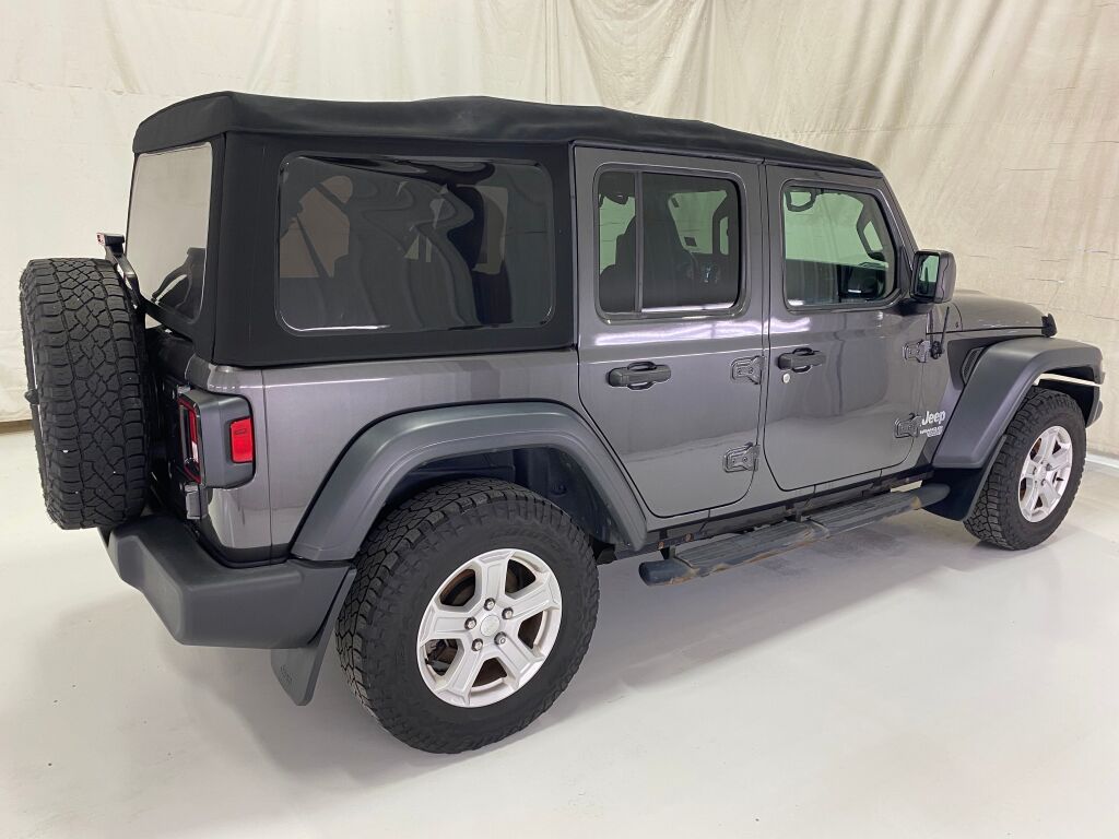 2018 Jeep Wrangler Unlimited Sport S Granite Crystal Metallic Clearcoat at Klick Lewis Buick Chevrolet