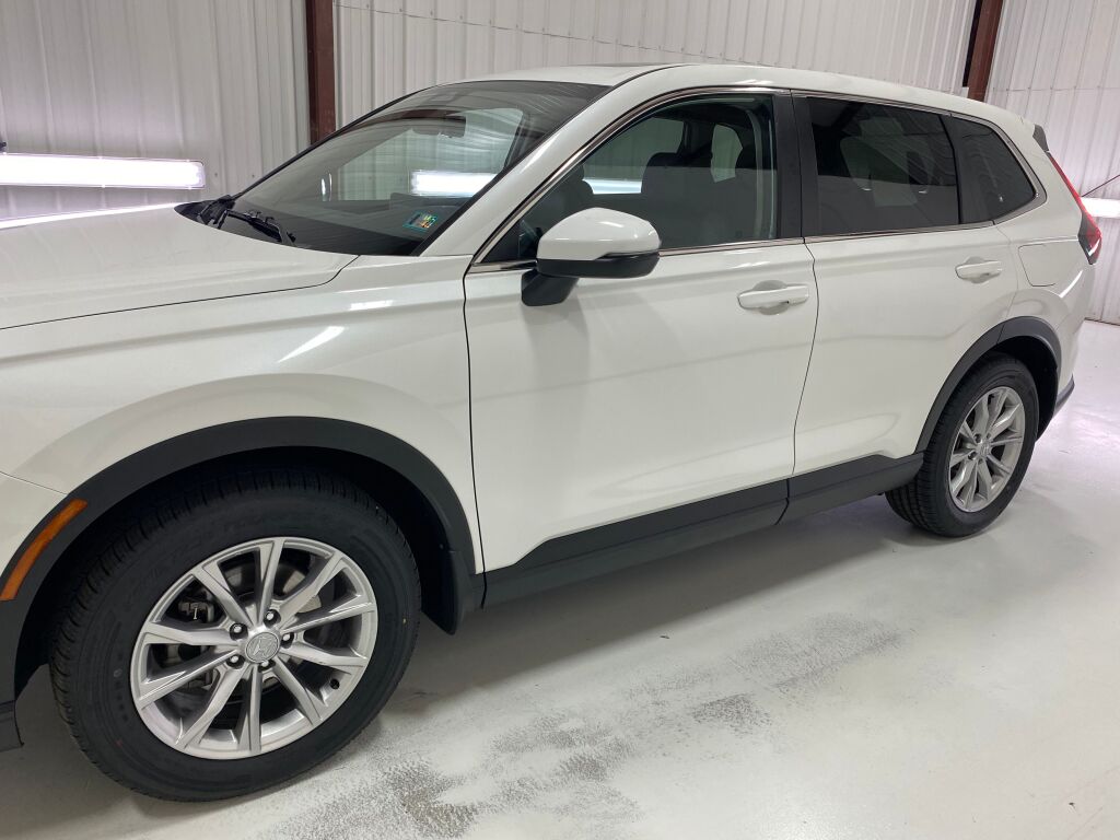 2025 Honda CR-V EX-L Platinum White Pearl at Spitzer Acura