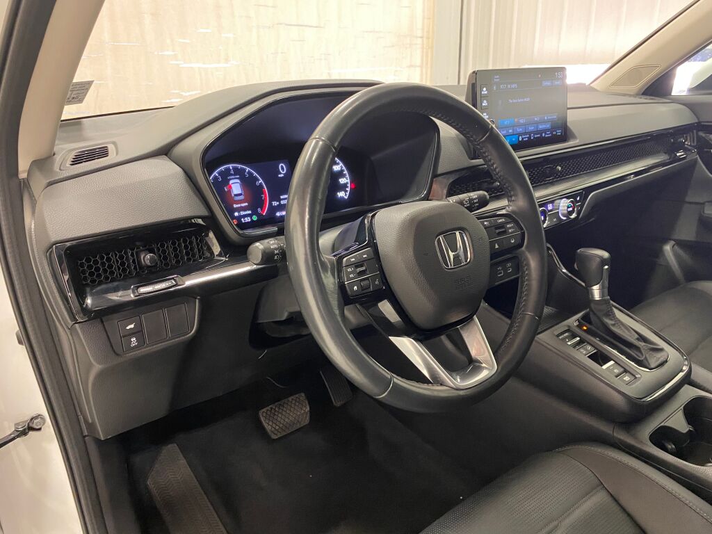 2025 Honda CR-V EX-L Platinum White Pearl at Spitzer Acura