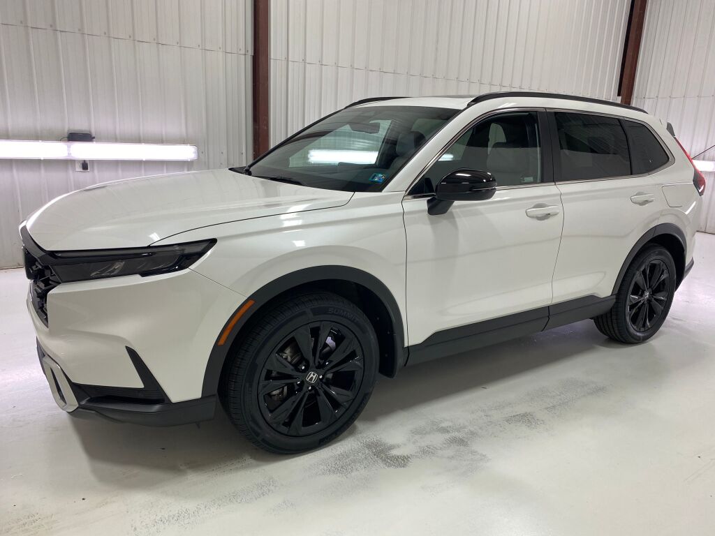 2024 Honda CR-V Hybrid Sport Touring Platinum White Pearl at Honda North